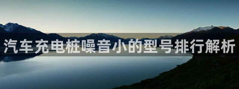 在威廉希尔网站买球可以吗：汽车充电桩噪音小的型号排行解析