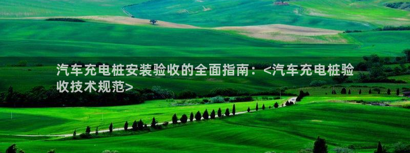 威廉希尔规律：汽车充电桩安装验收的全面指南：<汽车充电桩验
收技术规范>