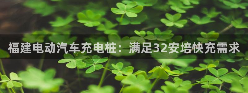 威廉软件：福建电动汽车充电桩：满足32安培快充需求