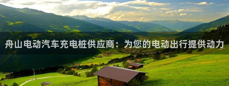 威廉希尔app怎么用：舟山电动汽车充电桩供应商：为您的电动出行提供动力