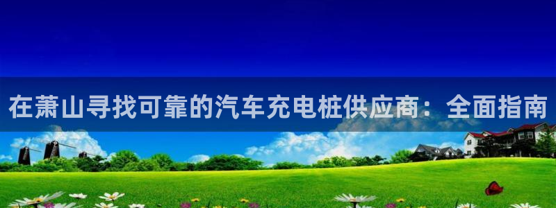 威廉希尔凯利指数怎么看：在萧山寻找可靠的汽车充电桩供应商：全面指南