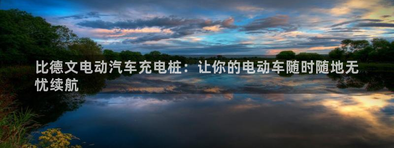 威廉国际app下载：比德文电动汽车充电桩：让你的电动车随时随地无
忧续航